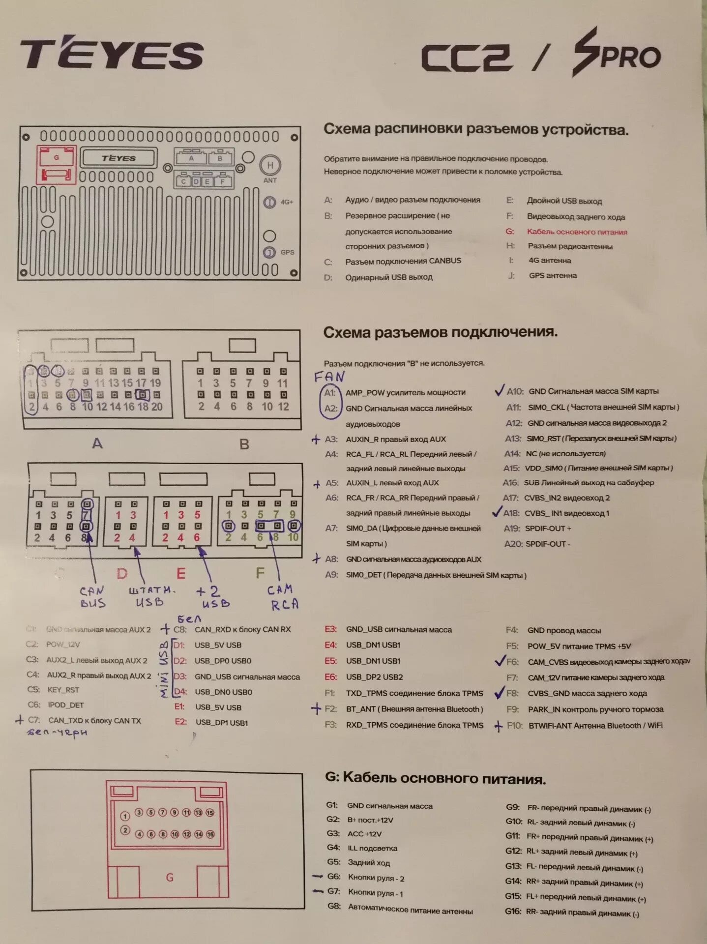 Ts18pro магнитола схема подключения сабвуфера китай-голова Teyes spro 2/32, фото отчёт ч. 1 (доставка, сборка) - Nissan X-Trai