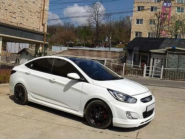 Ts7mekede на хендай солярис фото Купить Комплект аэрообвесов на Hyundai Solaris (Солярис) Accent во Владивостоке 