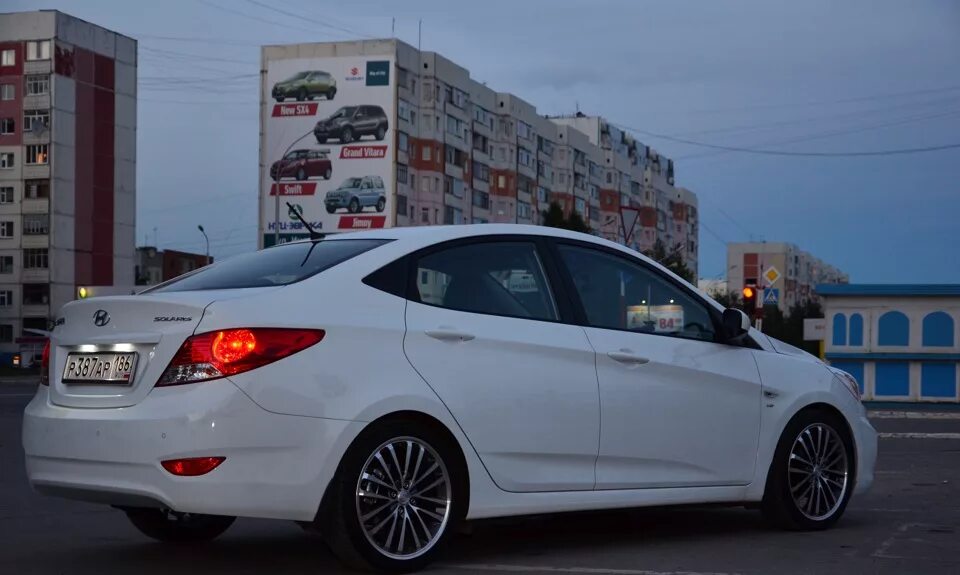 Ts7mekede на хендай солярис фото R17 на лето - Hyundai Solaris, 1,6 л, 2014 года колёсные диски DRIVE2