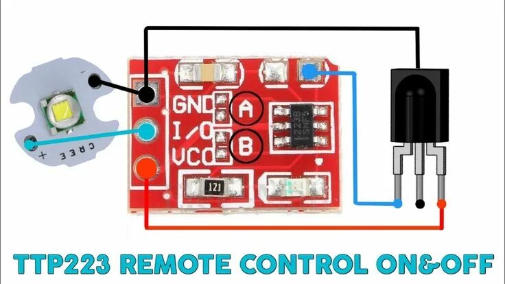 Ttp223 схема подключения кнопки How To Make Remote Control On&Off Switch Using TTP223 in 2022 Remote control, El