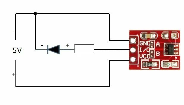 Ttp223 схема подключения кнопки Tutorial for TTP223 Touch Sensor Module ( Capacitive) : 5 Steps (with Pictures) 