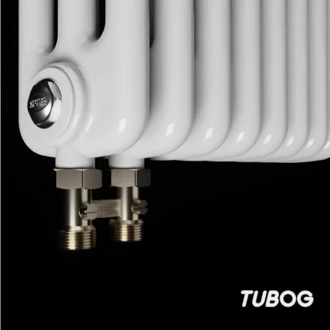 Tubog нижнее подключение Rifar Tubog 2180 трубчатый радиатор в сером цвете Титан с нижним подключением DV