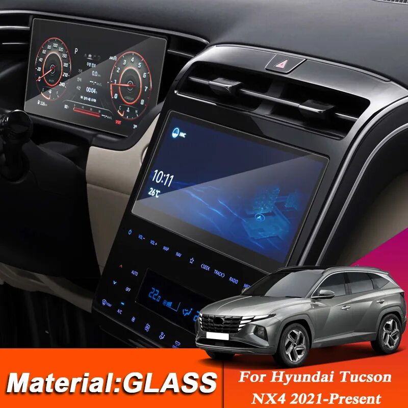 Tucson nx4 точки подключения Автомобильный Стайлинг приборной панели защитная пленка наклейка для Hyundai Tuc