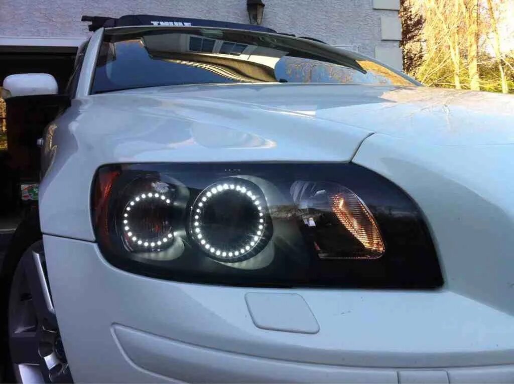 Tugella тюнинг фар Ангельские глазки на Volvo s40 - Volvo S40 (2G), 2,4 л, 2007 года стайлинг DRIVE