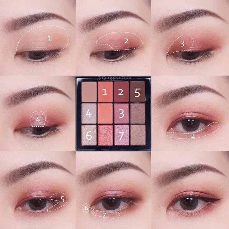 Tutorial корейского макияжа Pin by loricollins on Makeup in 2020 Ulzzang makeup tutorial, Ulzzang makeup, Ae