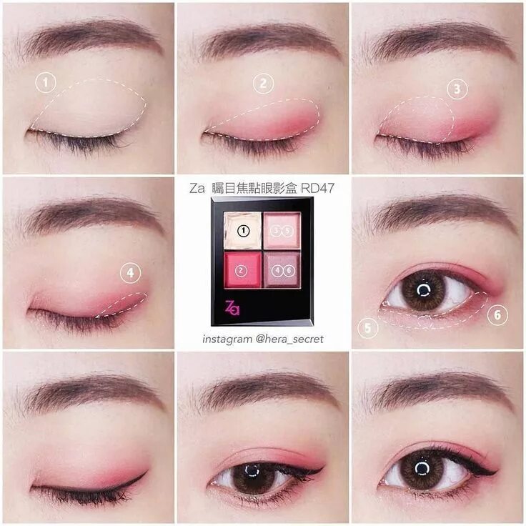 Tutorial корейского макияжа #makeup ♥ Korean eye makeup, Makeup tutorial eyeliner, Eye makeup tutorial