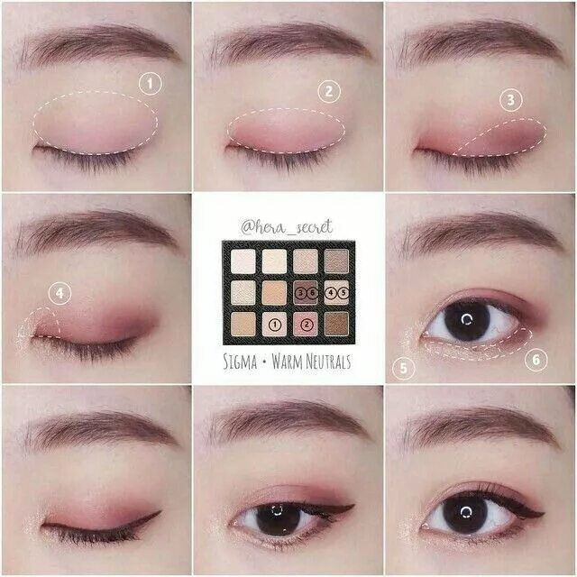 Tutorial корейского макияжа Tips And Tricks For Healthy Youthful Skin Korean eye makeup, Monolid eye makeup