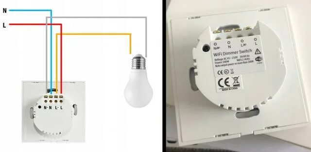 Tuya выключатель подключение Купить Переключатель света NEO WIFI Alexa TUYA DIMMER (8706588452) с доставкой в