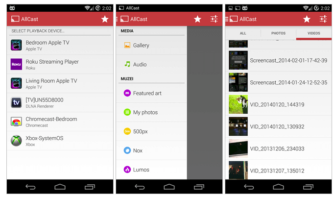 Tv на андроиде как подключить Stream media from Android device to TV using AllCast