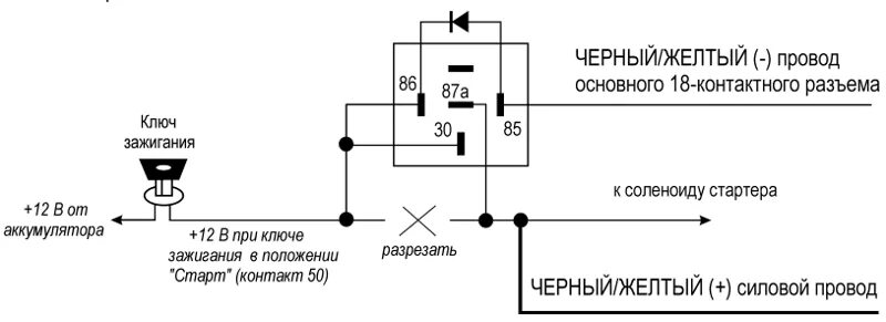 Tw9010 tomahawk реле блокировки стартера схема подключения Ответы Mail.ru: Может ли не закрываться одна из дверей (не водительская) из-за э