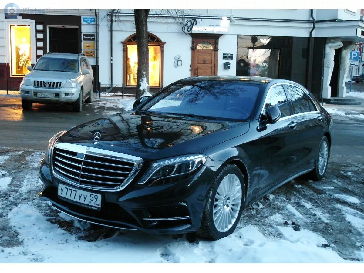U 777 октябрьская ул 31 фото "у 777 уу 59" фото Mercedes-Benz S-Klasse. Россия