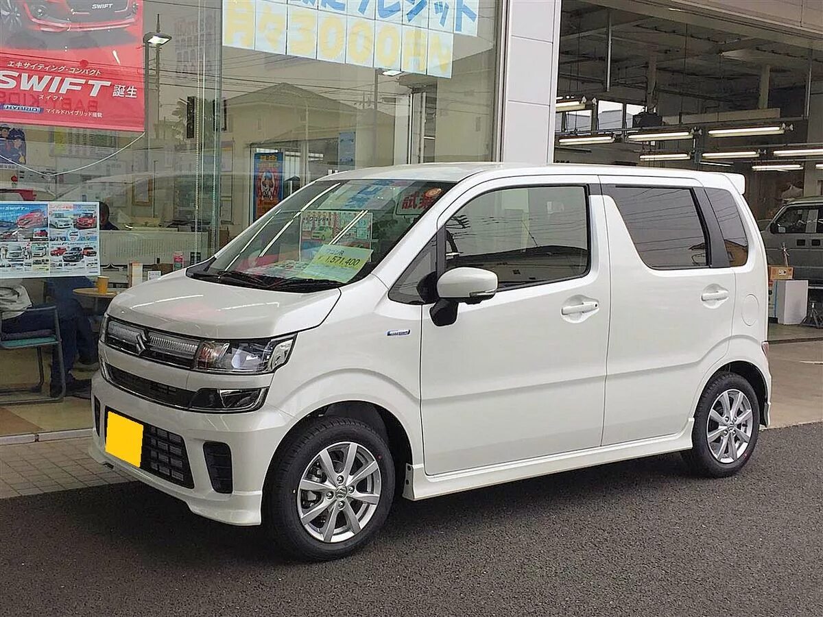 U3 как выглядит на машине из японии File:Suzuki WagonR HYBRID FZ MH55S.jpg - Wikipedia