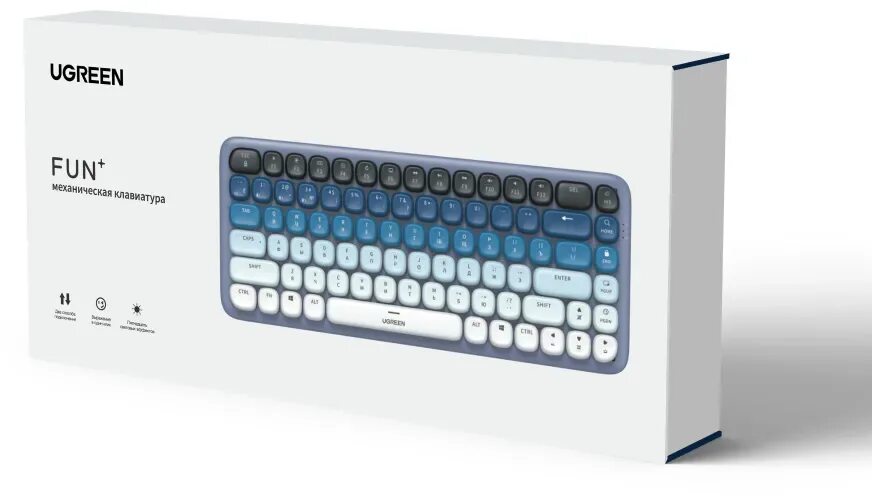 Ugreen беспроводная клавиатура ku102 как подключить Клавиатура Ugreen KU101-15226 Blue : купить в Минске - OZ.by