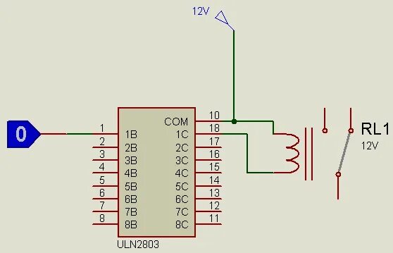 Uln2003apg схема подключения реле Uln2803 Circuit 7E1