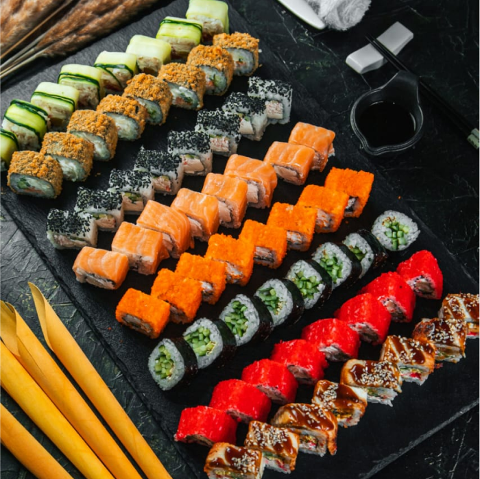Unagi rolls московская ул 2 владикавказ фото Сет "На двоих" - Unagi - Суши-бар