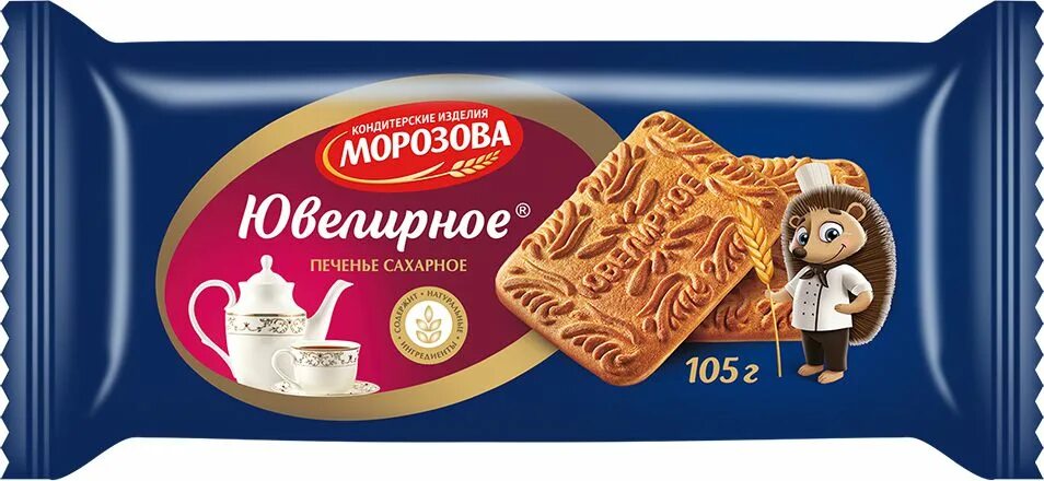 Unicorn печенье сахарное 105г фото Продукты питания :: Кондитерские изделия :: Печенье :: Печенье сахарное "Ювелирн