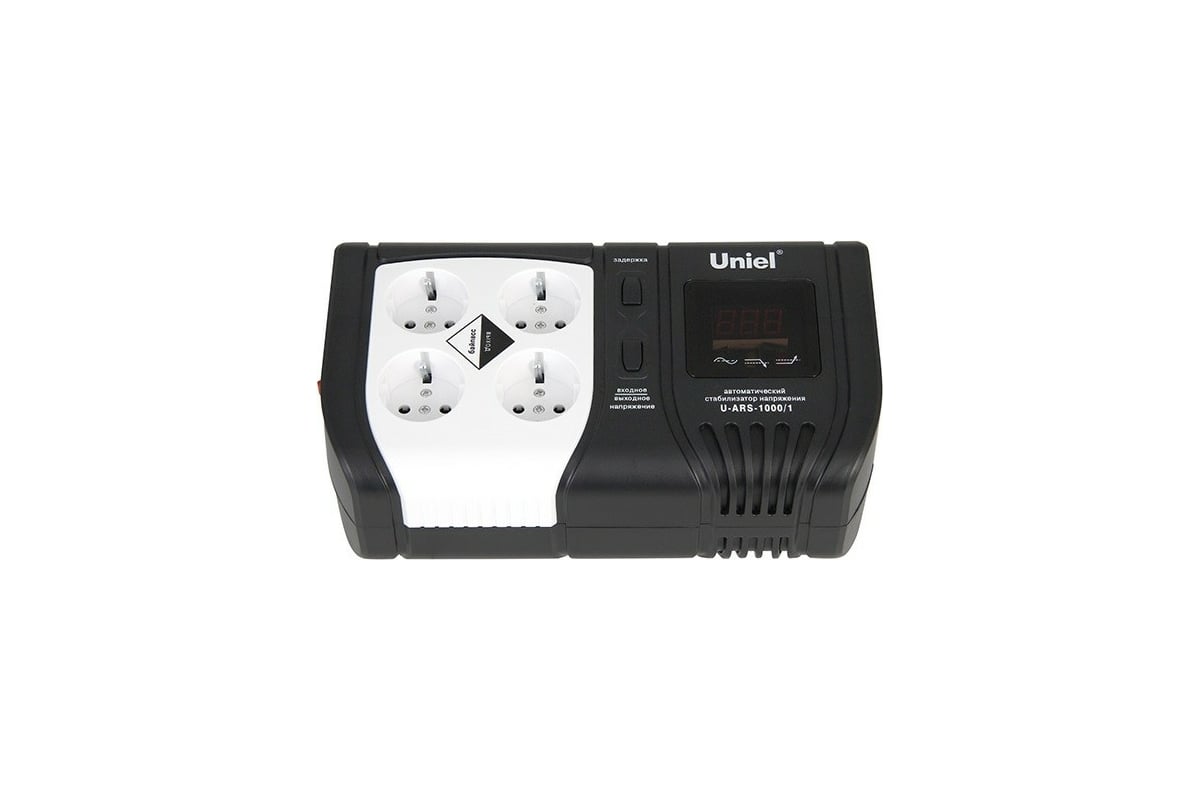 Uniel u ars 1500 1 подключение Настольный стабилизатор Uniel Expert U-ARS-1000/1 9622 - выгодная цена, отзывы, 