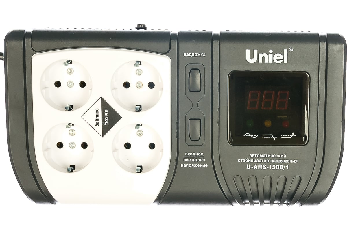 Uniel u ars 1500 1 подключение Настольный стабилизатор Uniel Expert U-ARS-1500/1 9623 - выгодная цена, отзывы, 