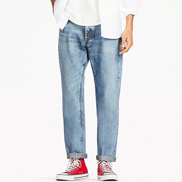 Uniqlo джинсы regular фото MEN REGULAR-FIT JEANS Jeans fit, Jeans, Uniqlo men