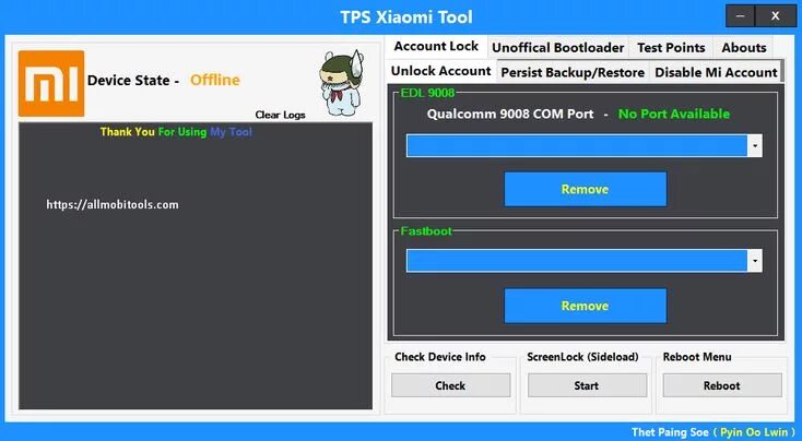 Unlock device tool ошибка при подключении Download TPS Xiaomi Tool Latest Version 2019 - AllMobiTools Xiaomi, Tools, Downl