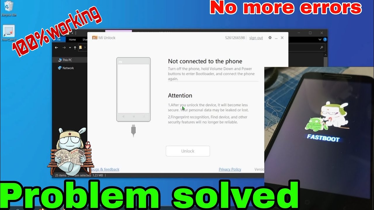Unlock device tool ошибка при подключении How To Fix Device Not Detecting In MI unlock Tool Not connected to the phone mi 
