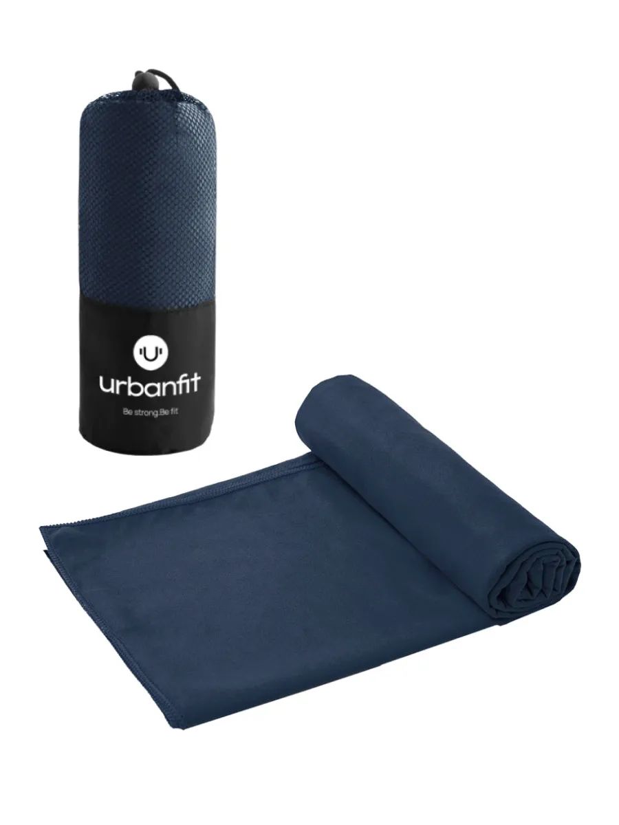Urbanfit европейский просп 13 фото Полотенце спортивное охлаждающее Urbanfit, 70х140, микрофибра, темно-синий - куп