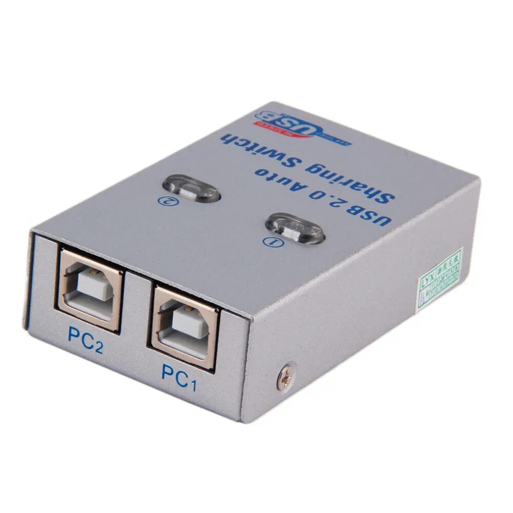Usb 2.0 для подключения компьютер компьютер USB2.0 Переключатель концентратор 2 в 1 выход USB Автоматический переключатель д