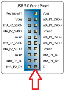Usb 3.0 передняя панель подключение Intel Desktop Board DZ77BH-55K front-panel USB doesn't work properly on both boa