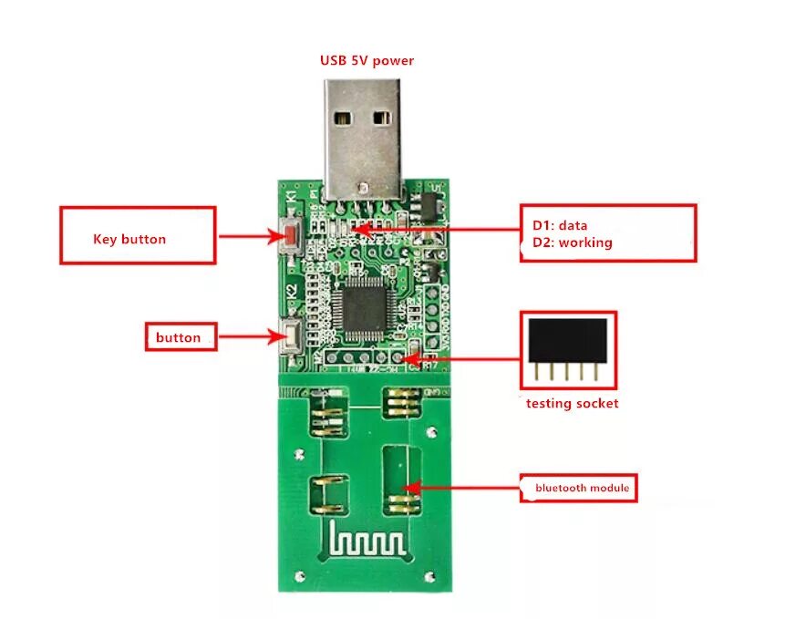 Usb bluetooth как подключить к пк Модуль bluetooth HC-06 diy модуль bluetooth передатчик модуль 4,0 pcb-Интегральн