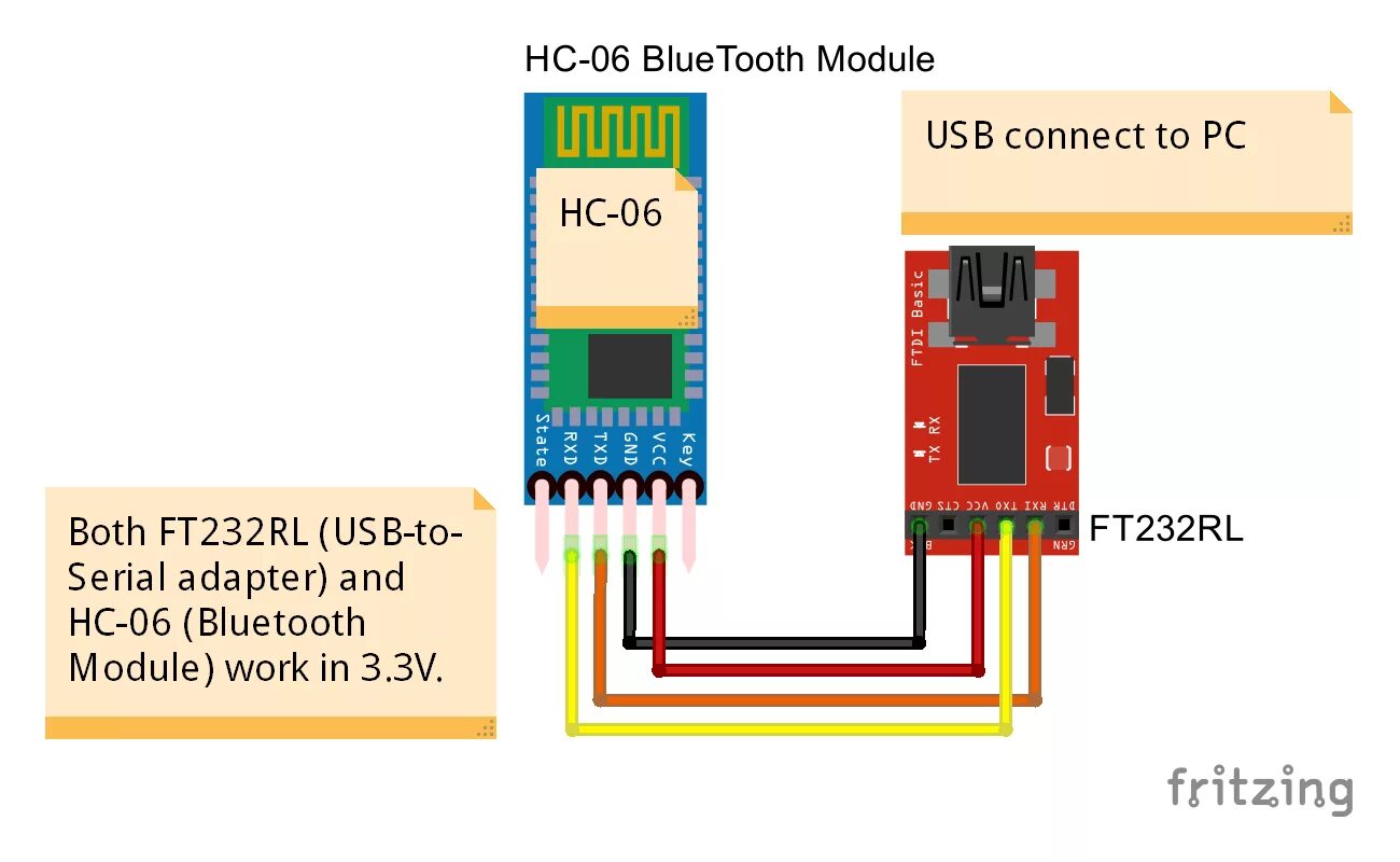 Usb bluetooth как подключить к пк Hc 06 Bluetooth Module Schematic