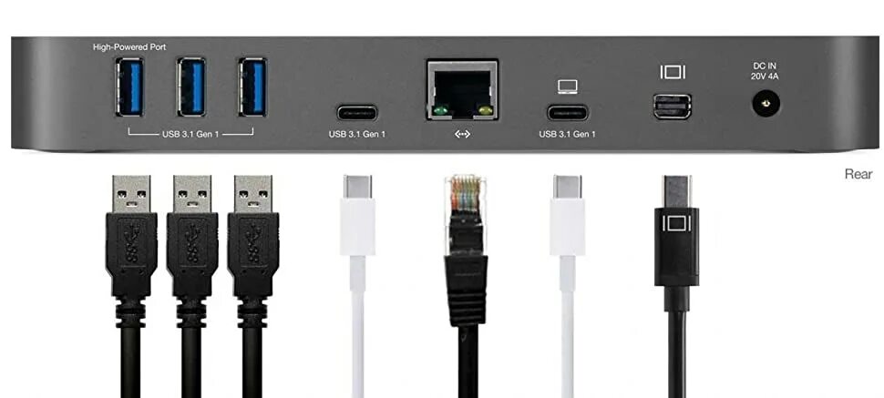 Usb c подключение к компьютеру Amazon.com: OWC / Other World Computing USB-C 10-Port Dock with 80 Watt Power Su