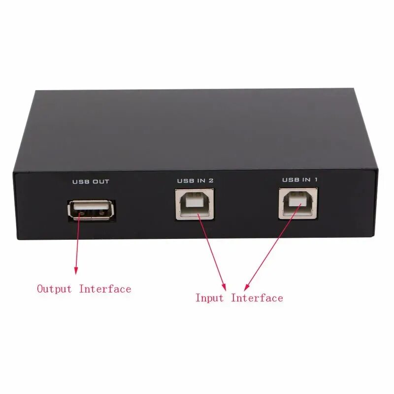 Usb для подключения к двум компьютерам 2 порта USB 10166 совместное использование устройства переключатель адаптер Коро