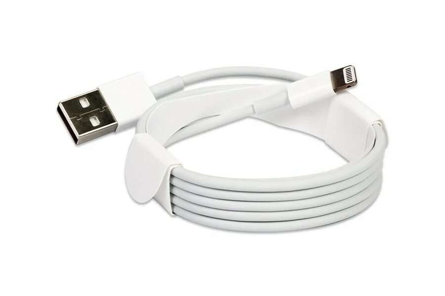 Usb кабель для айфона к компьютеру подключения USB кабель 8 pin lightning для Apple Iphone 7 белый оптом - аксессуары для сотов