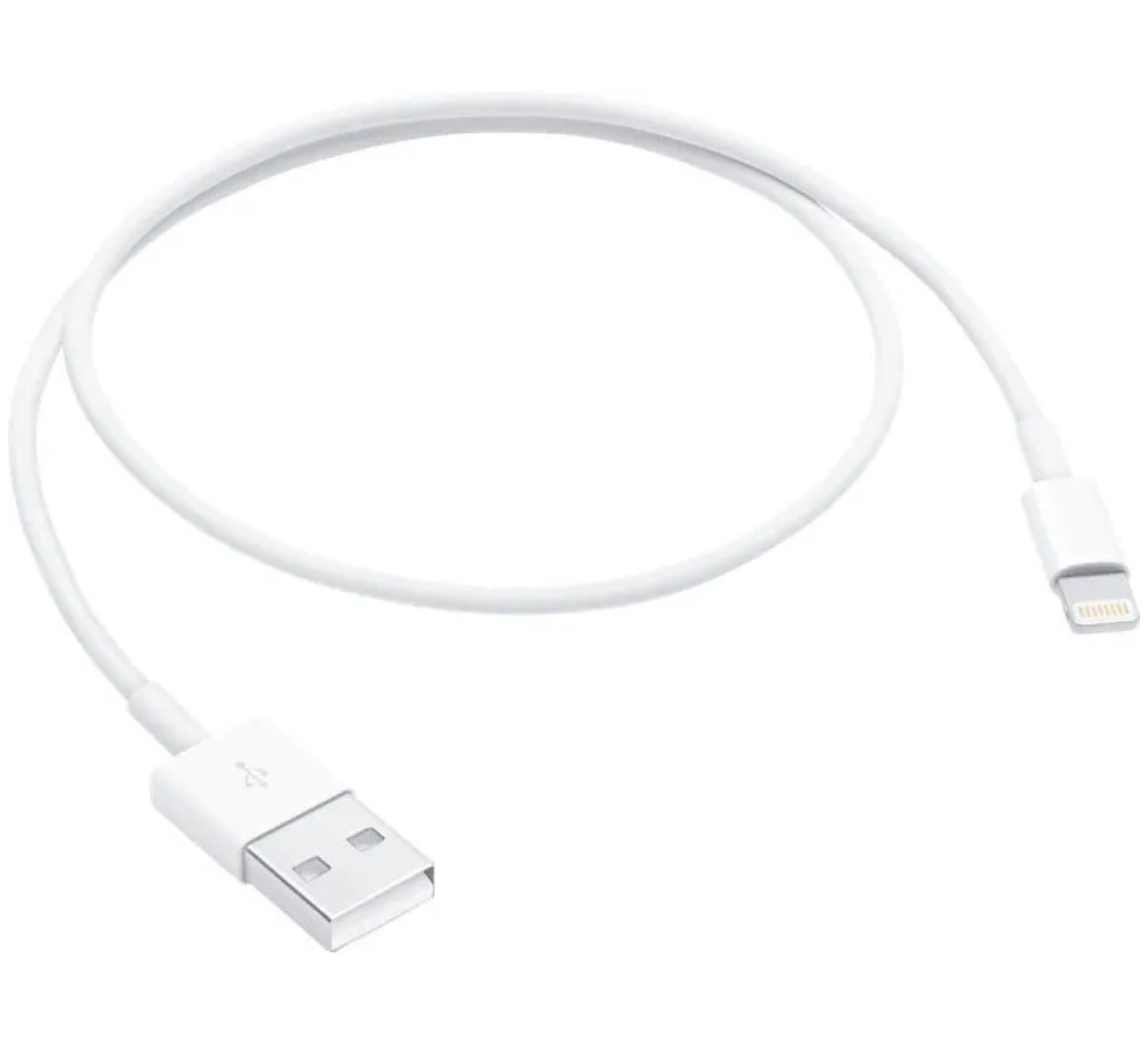 Usb кабель для айфона к компьютеру подключения Кабель Apple USB-A - Lightning, 0.5м, белый купить в Краснодаре