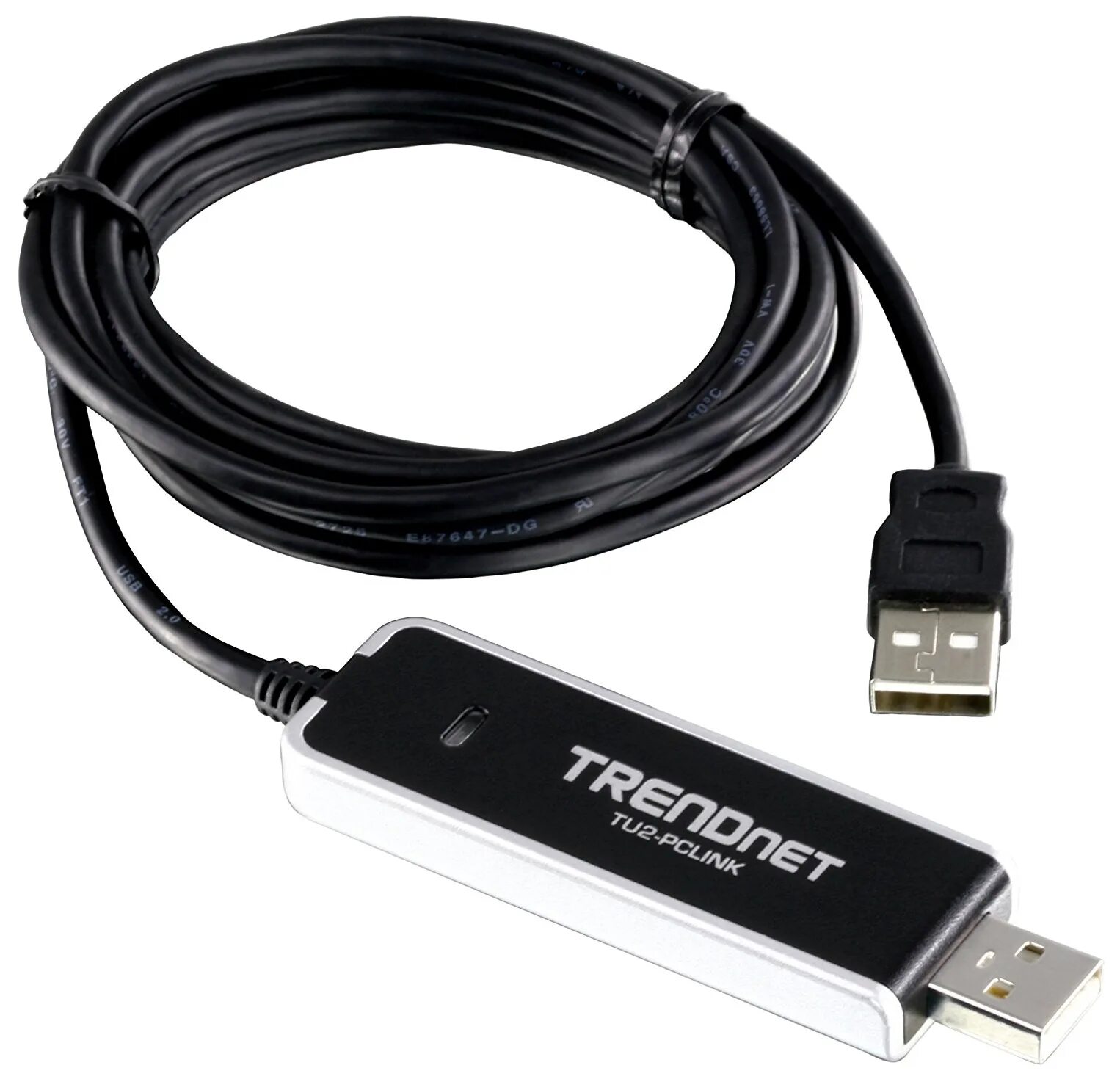 Usb кабель подключения компьютеру Кабель TRENDnet USB A-USB A, M-M 1,8м Black (TU2-PCLINK) - купить в Москве, цены