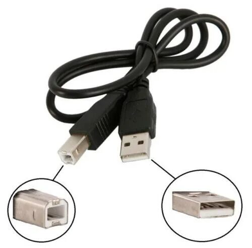 Usb кабель подключения компьютеру USB Printer Cable Lead For EPSON XP-355 XP-455 Expression Home XP-225 XP-425 505