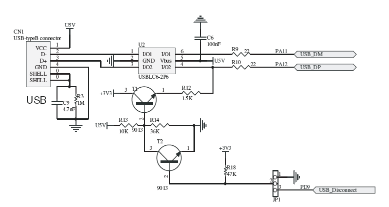 Usb подключение датчиков STM32 USB_DISCONNECT - ARM - Форум ELECTRONIX