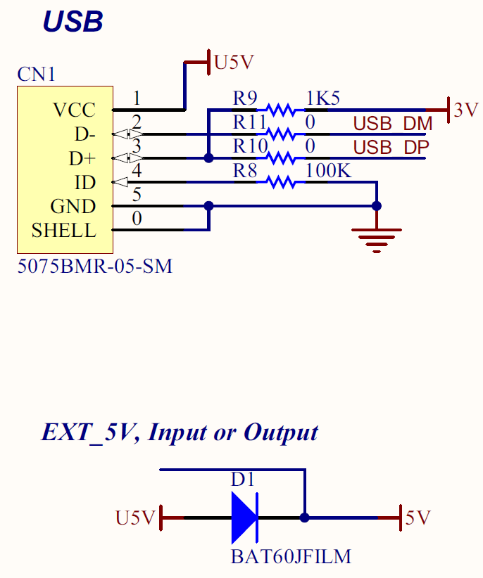 Usb подключение датчиков STM32 external power adapter - Electrical Engineering Stack Exchange