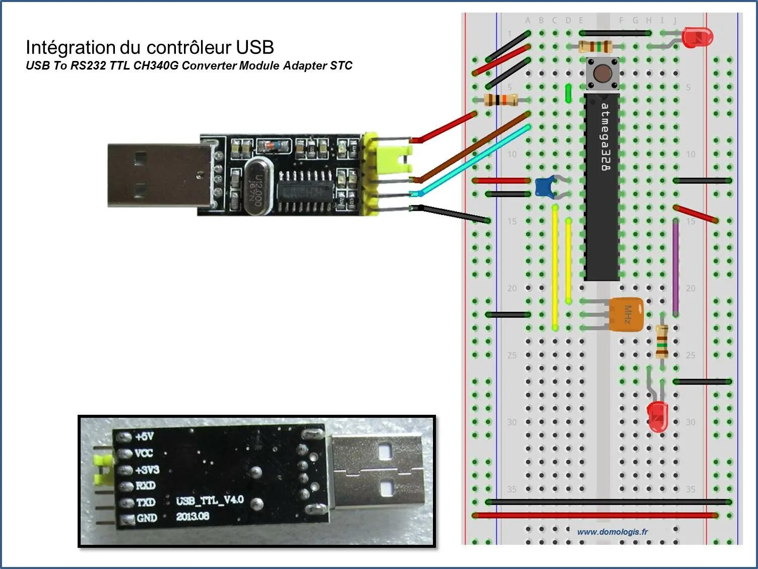 Usb подключение датчиков Usb to ttl ch340g схема