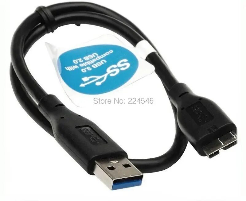 Usb провод для подключения жесткого диска Оригинальный оригинальный цифровой кабель Micro USB 3 0 18 "для My Passport Esse