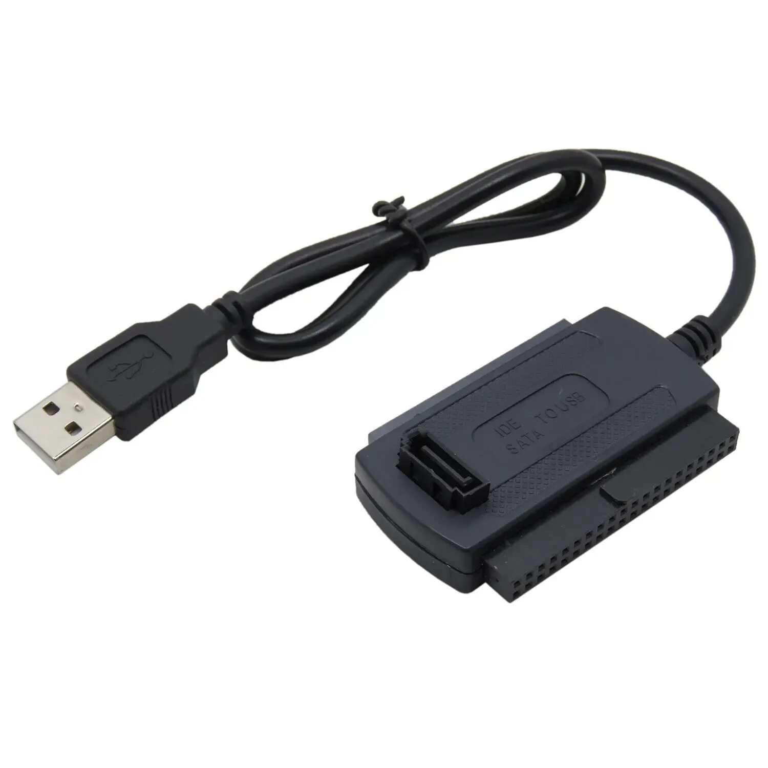 Usb провод для подключения жесткого диска Кабель-переходник с USB 2,0 на IDE SATA 3 в 1 S-ATA 2,5 3,5 дюйма для жестких ди