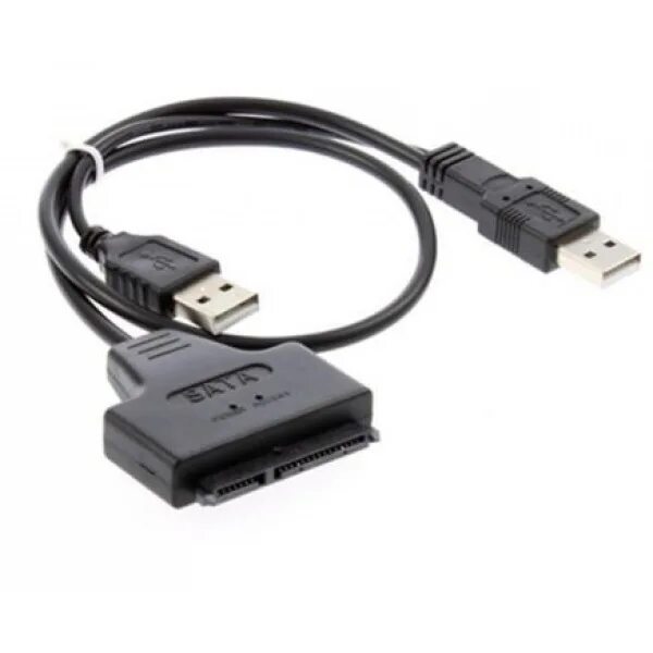 Usb провод для подключения жесткого диска Кабель USB в SATA hdd 2.5 7+15 pin - купить с доставкой по выгодным ценам в инте