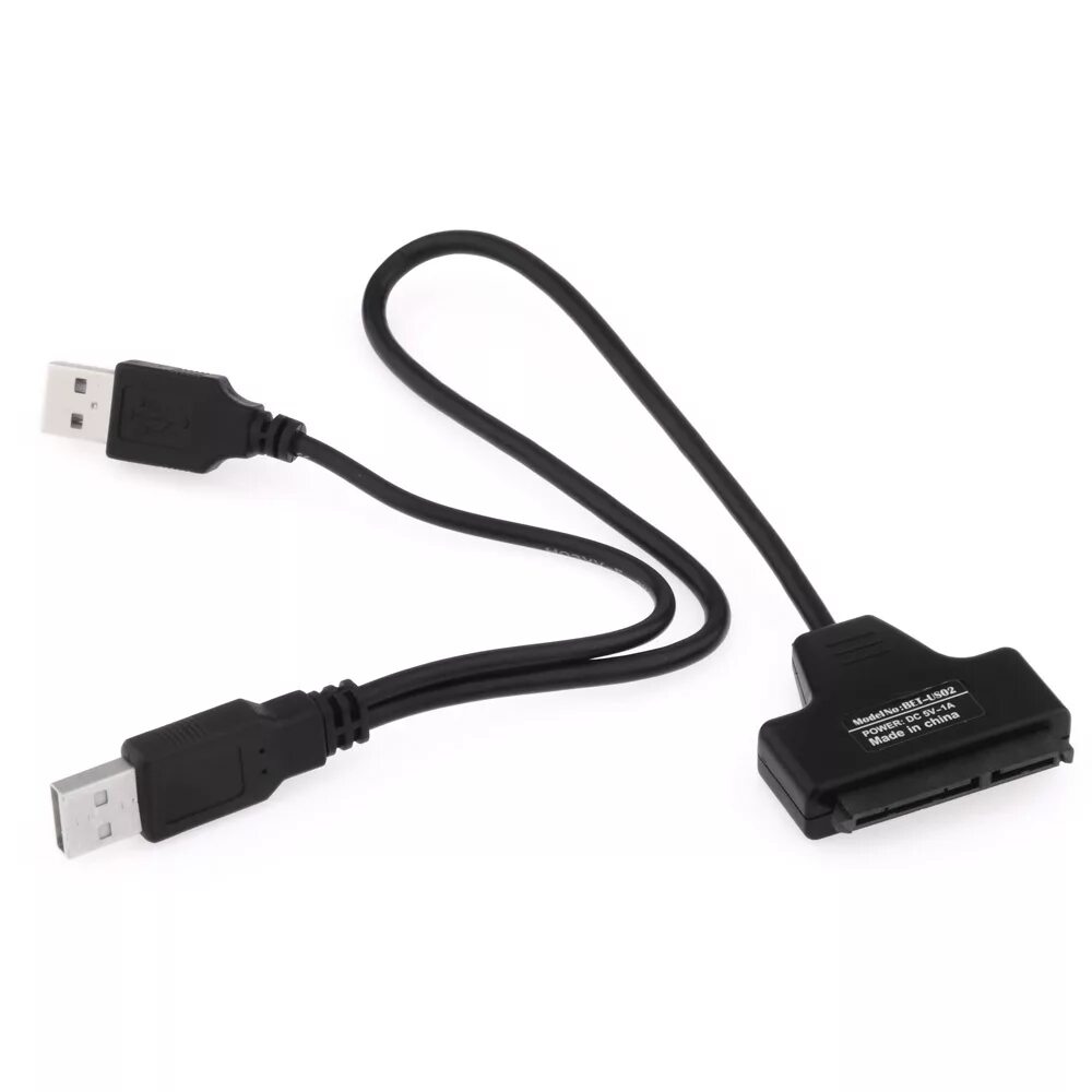 Usb провод для подключения жесткого диска Купить Новый sata usb кабель 2.5" hdd жесткий диск USB 2.0 для sata 7 + 15 конта