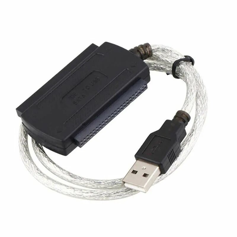 Usb провод для подключения жесткого диска Адаптер USB 2.0 to SATA (3Gb/s) & IDE HDD 2.5"/3.5"/DVD, внешний БП 5/12В - купи