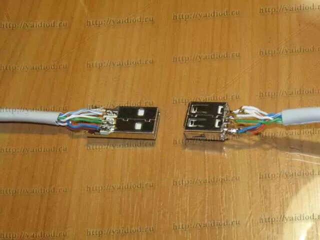 Usb удлинитель распайка Самодельный удлинитель usb, как сделать удлинитель usb для 3g модема, вебкамеры,
