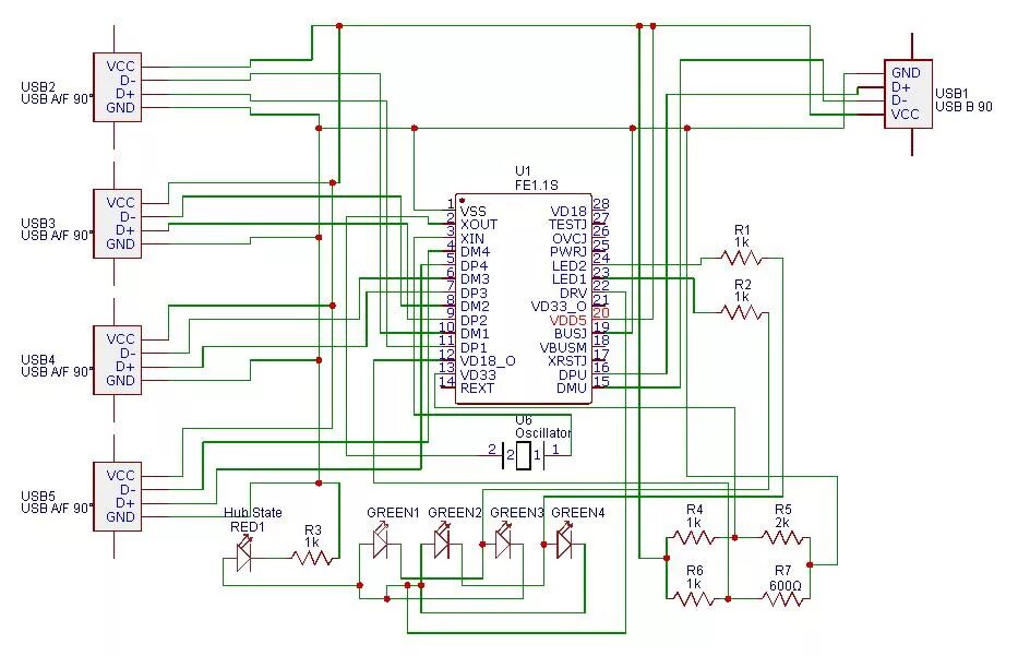 Usb усилитель hd 826 схема 180809 usb hub - How can I add additional components and connections to make this USB h