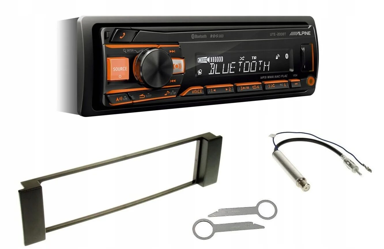 Ute 200bt как подключить блютуз ALPINE UTE-200BT RADIO Bluetooth SEAT LEON 1 - Sklep, Opinie, Cena w Allegro.pl