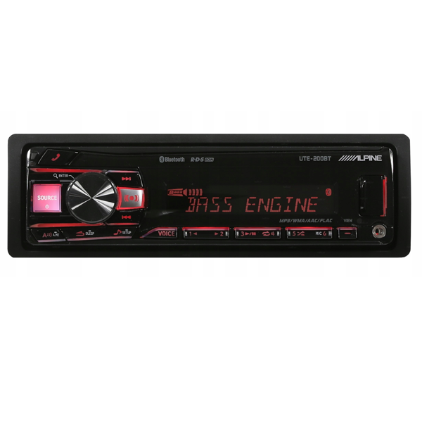 Ute 200bt как подключить блютуз Alpine UTE-200BT DIGITAL MEDIA RECEIVER WITH BLUETOOTH @Autotec Vehicle Technolo