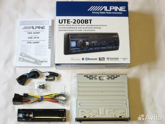 Ute 200bt как подключить блютуз DSP процессорный Alpine UTE-200BT новый купить в Санкт-Петербурге Авито
