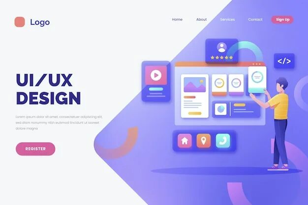 Ux дизайн студия страница 21 Ui Изображения - скачать бесплатно на Freepik